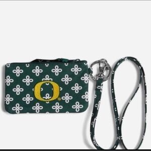 New Vera Bradley Collegiate College University Of Oregon ID/Lanyard